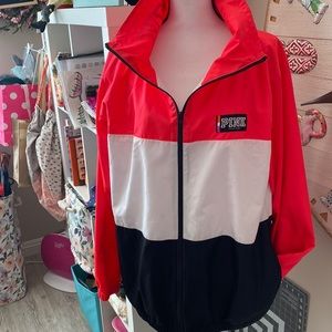 Pink windbreaker